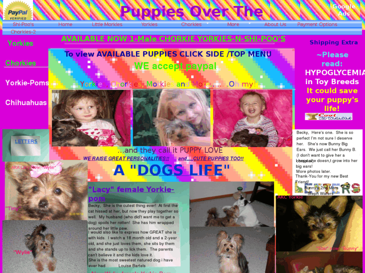 www.puppiesovertherainbow.com