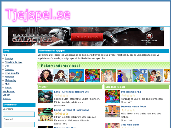 www.tjejspel.se