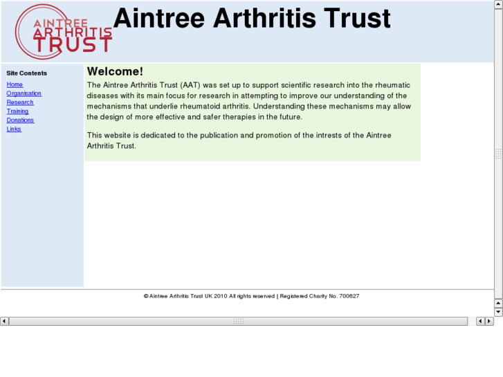 www.aintreearthritistrust.org