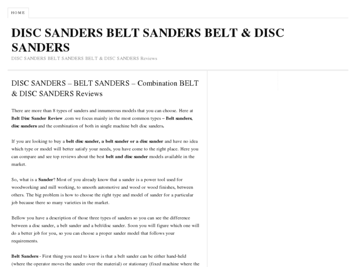 www.beltdiscsanderreview.com