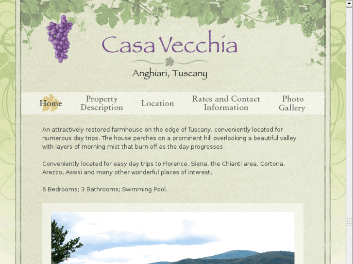 www.casavecchiatoscana.com