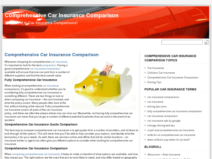 www.comprehensivecarinsurancecomparison.net