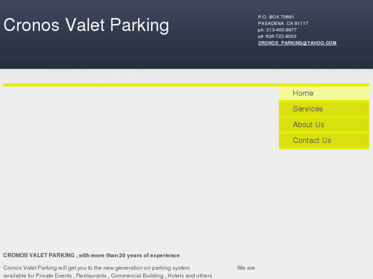 www.cronosvaletparking.com