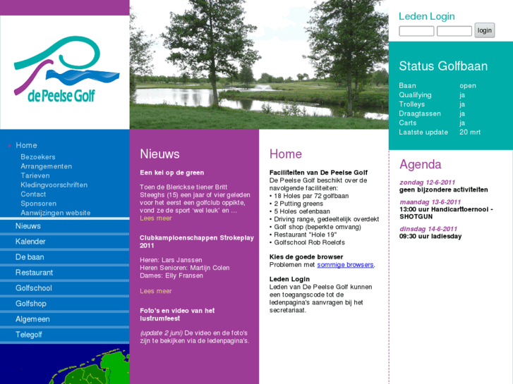 www.depeelsegolf.nl