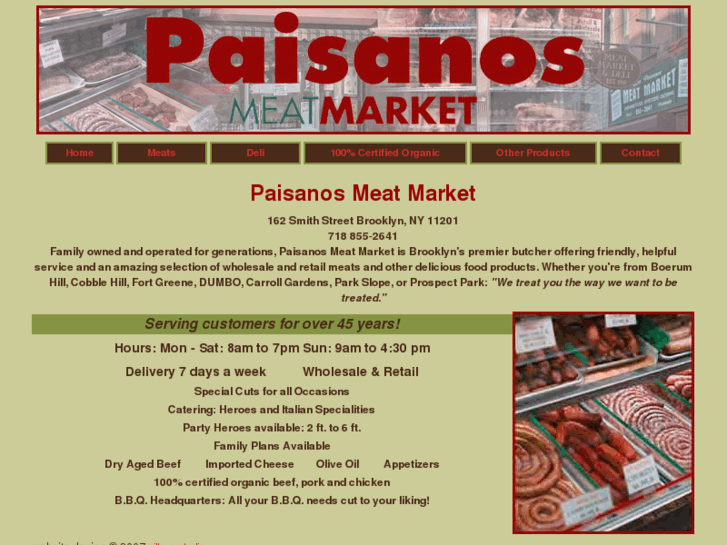 www.lospaisanosmeatmarket.com