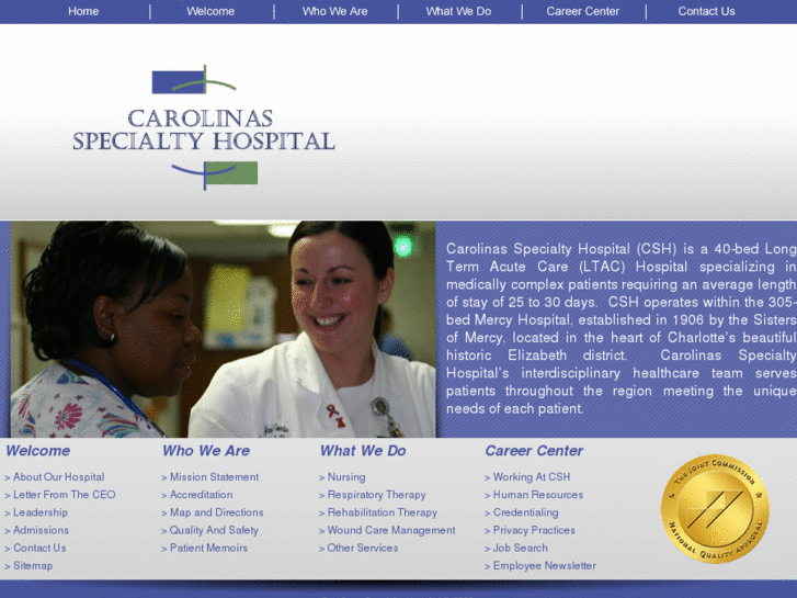 www.carolinasspecialtyhospital.com