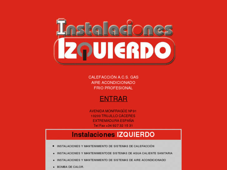 www.instalacionesizquierdo.com