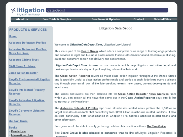 www.litigationdatadepot.com