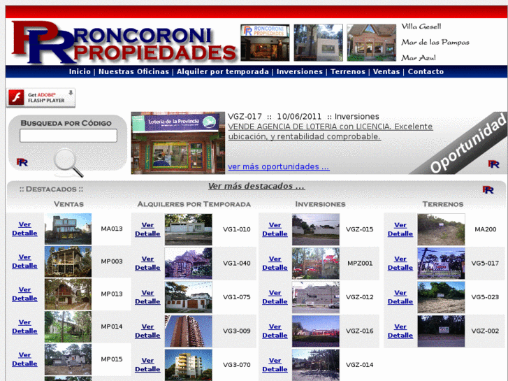 www.roncoroni-propiedades.com