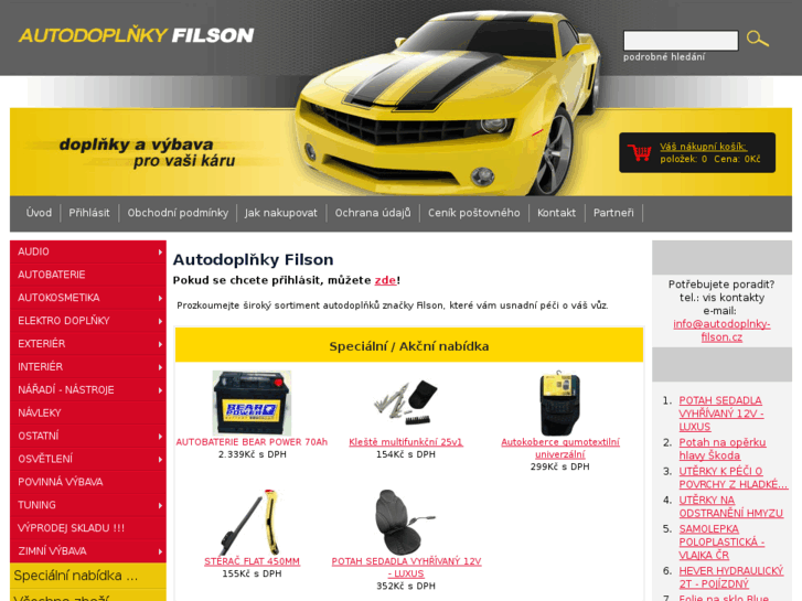 www.autodoplnky-filson.cz