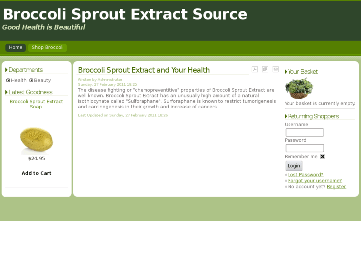 www.broccolisproutextract.com
