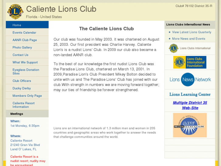 www.calientelions.org