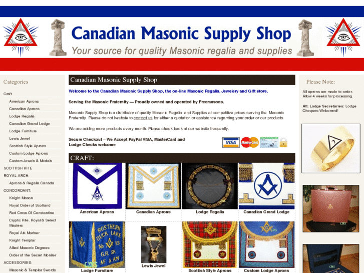 www.canadianmasonicsupply.ca