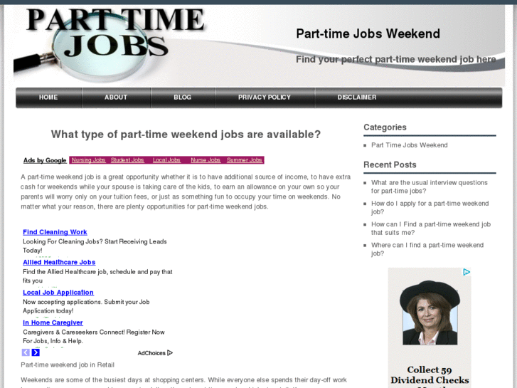 www.parttimejobsweekend.com