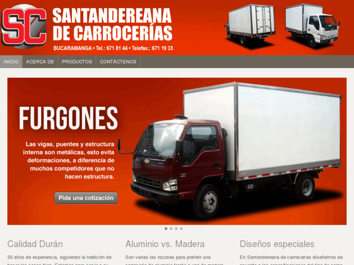 www.santandereanadecarrocerias.com