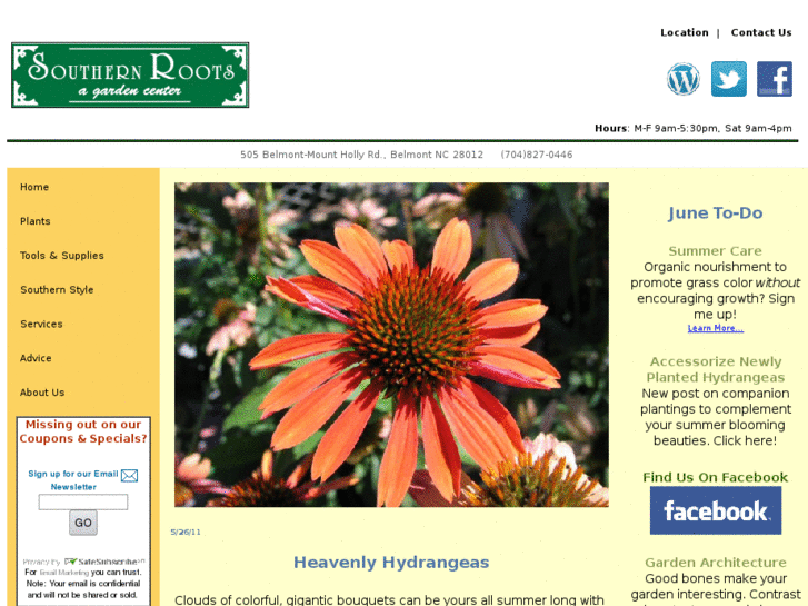 www.southernrootsgardencenter.com