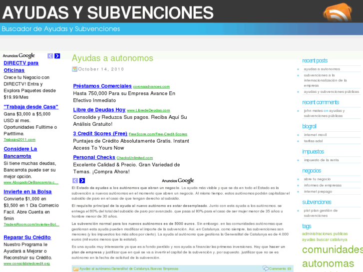 www.ayudasysubvenciones.com