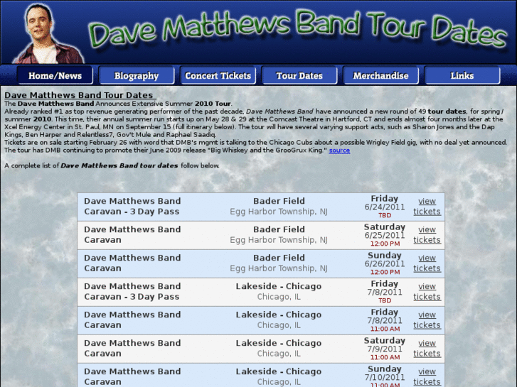 www.davematthewsbandtourdates.com