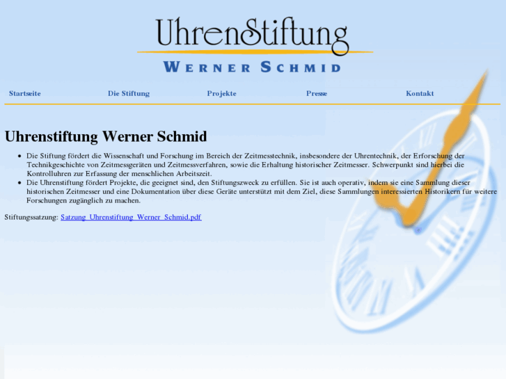 www.deutsche-uhrenstiftung.org