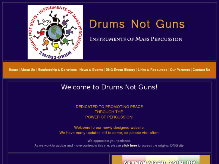 www.drumsnotguns.org