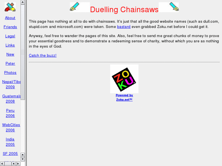 www.duellingchainsaws.com