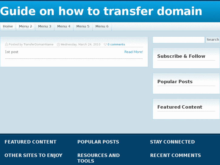 www.howtotransferdomain.net