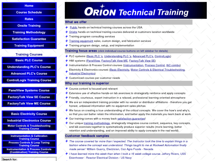 www.orion-training.com