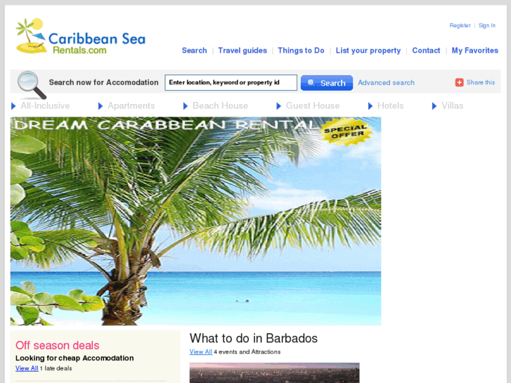 www.caribbeansearentals.com