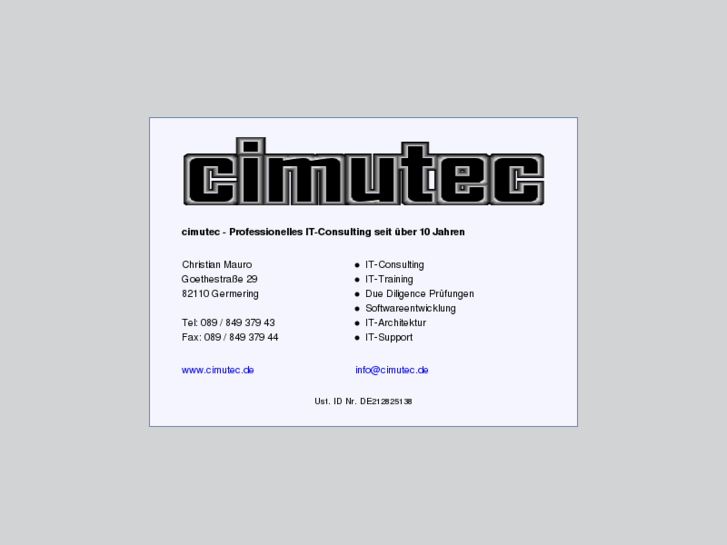 www.cimutec.de