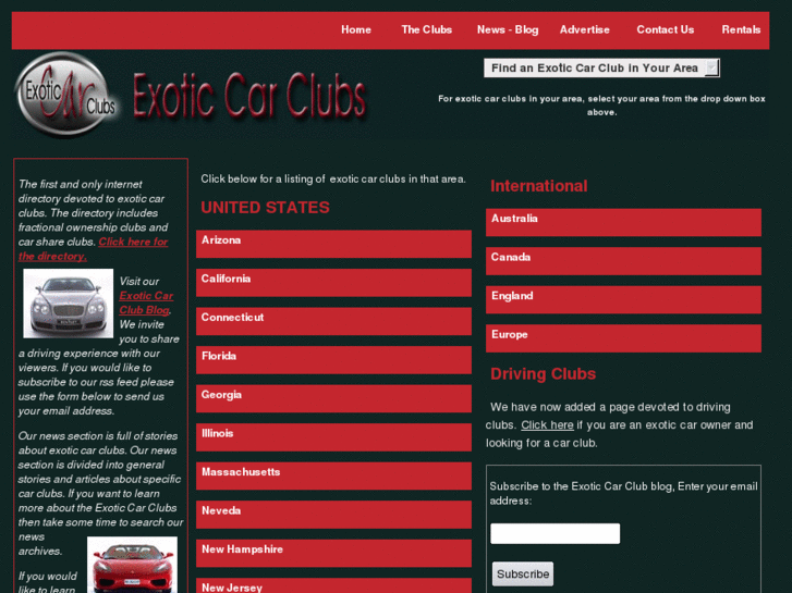 www.exoticcarclubs.com