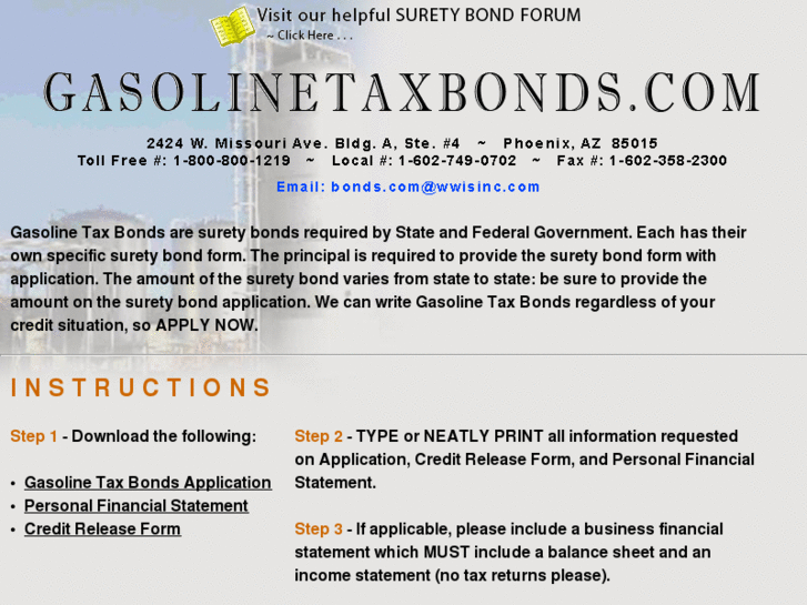 www.gasolinetaxbonds.com