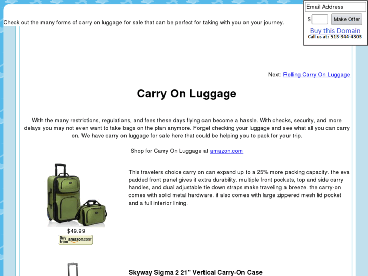 www.lightweightcarryonluggage.com