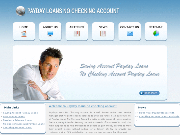 www.paydayloansnocheckingaccount.com