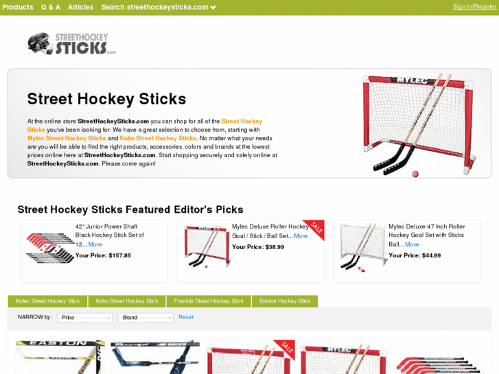 www.streethockeysticks.com