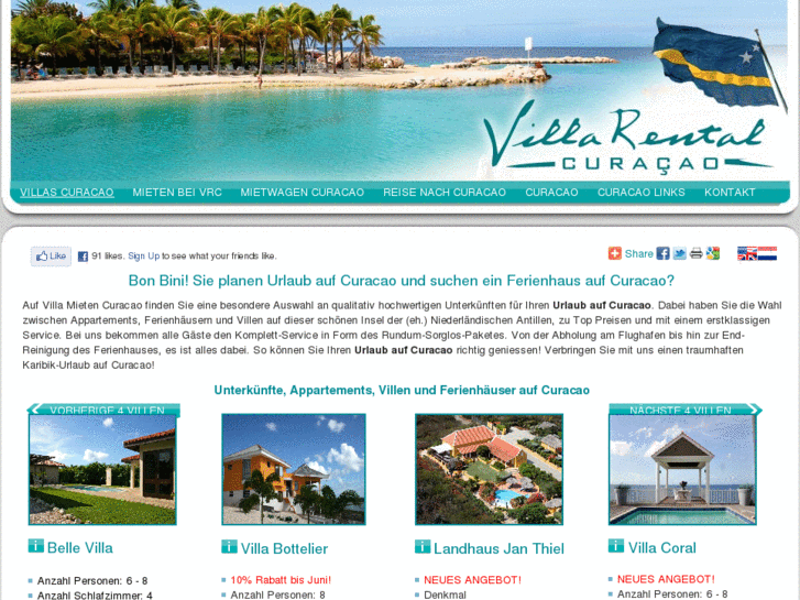 www.villamietencuracao.de