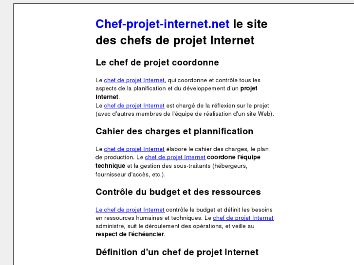 www.chef-projet-internet.net