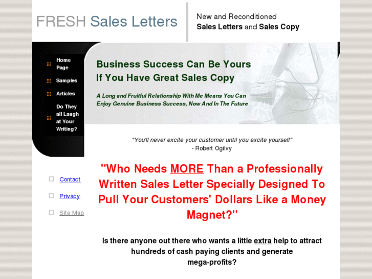 www.freshsalesletters.com