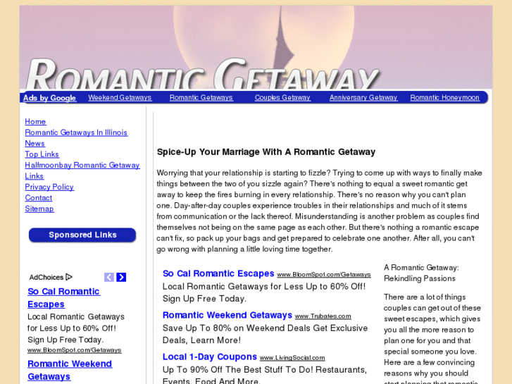 www.planyourromanticgetaway.com