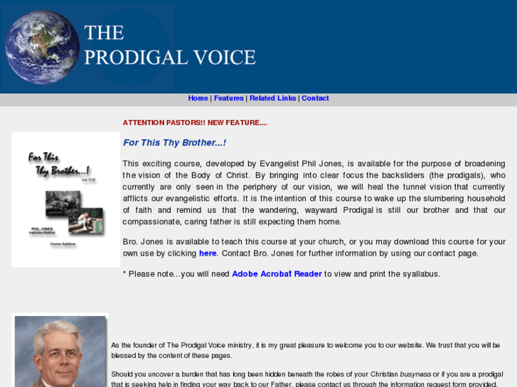 www.prodigalvoice.org