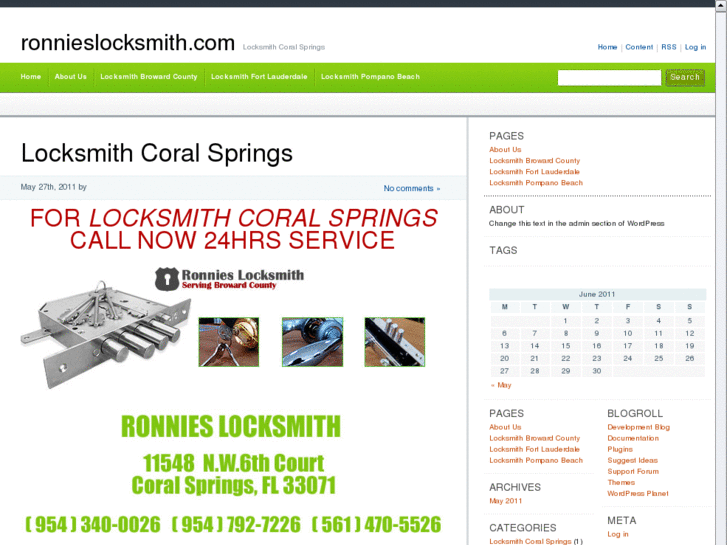 www.ronnieslocksmith.com