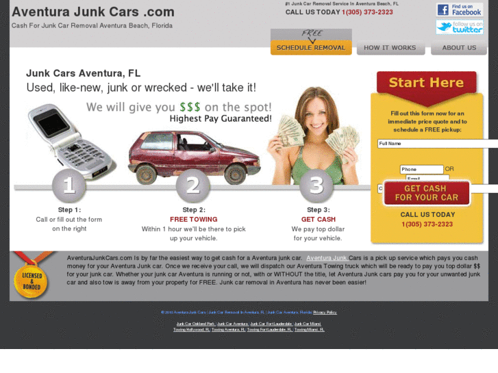 www.aventurajunkcars.com