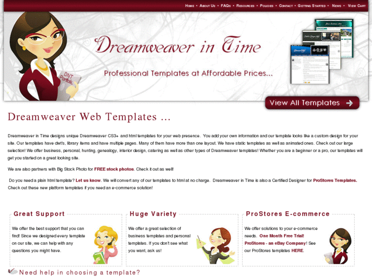 www.dreamweaverintime.com