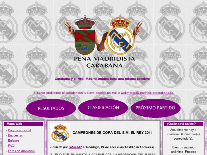 www.madridistascarabana.es