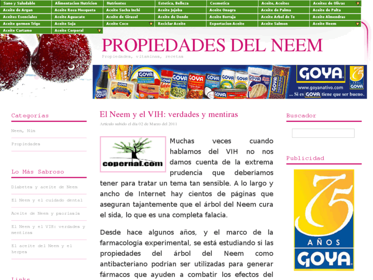 www.propiedadesdelneem.com