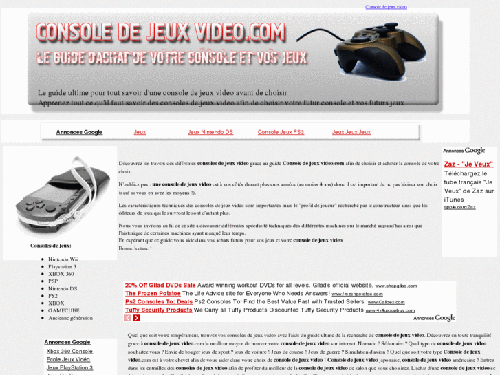 www.console-de-jeux-video.com