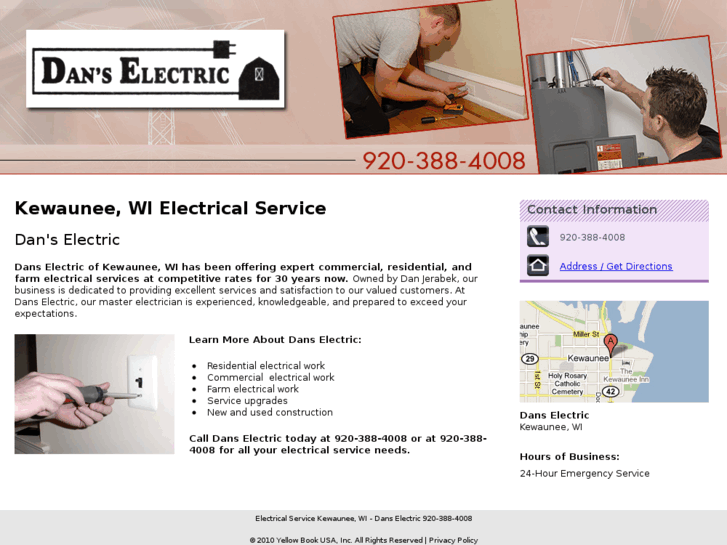 www.electriccontractorkewaunee.com