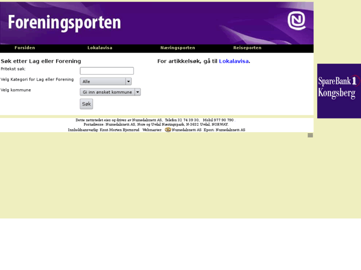 www.foreningsporten.no