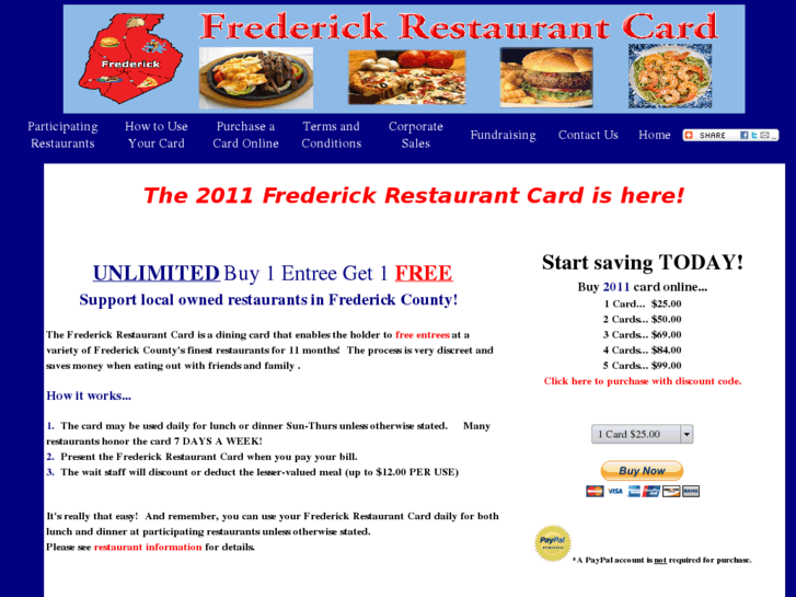 www.frederickrestaurantcard.com