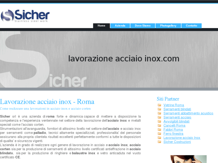 www.lavorazioniacciaioinoxroma.com