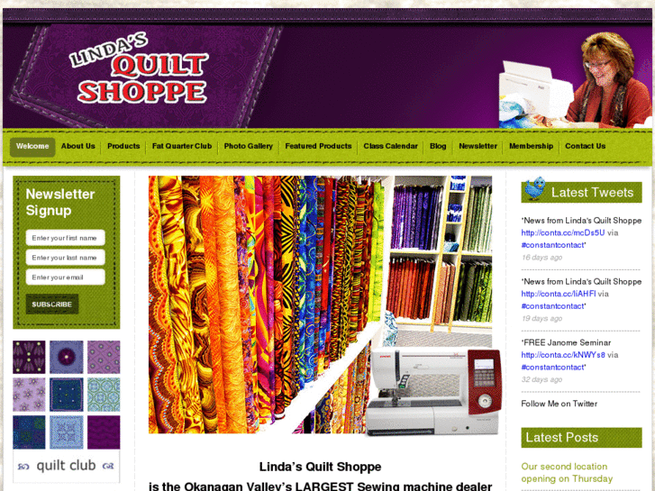 www.lindasquiltshoppe.com